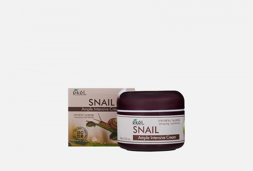 Крем для лица с муцином улитки EKEL Ample Intensive Cream Snail 100 гр