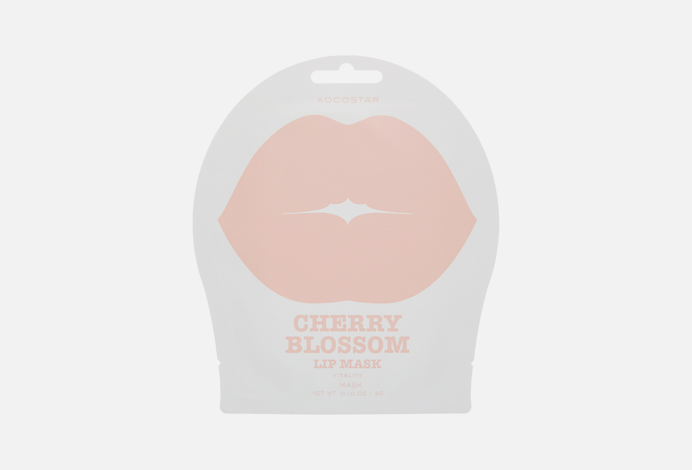 Гидрогелевая маска для губ KOCOSTAR Cherry Blossom 1 шт