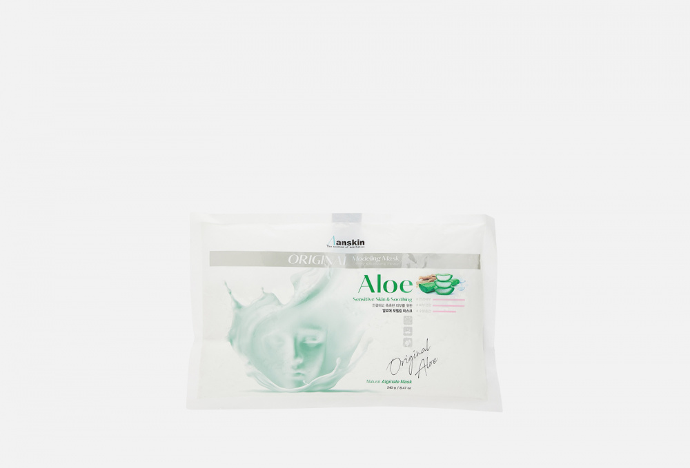 Альгинатная маска с экстрактом алоэ ANSKIN Original Aloe Modeling Mask 240 гр