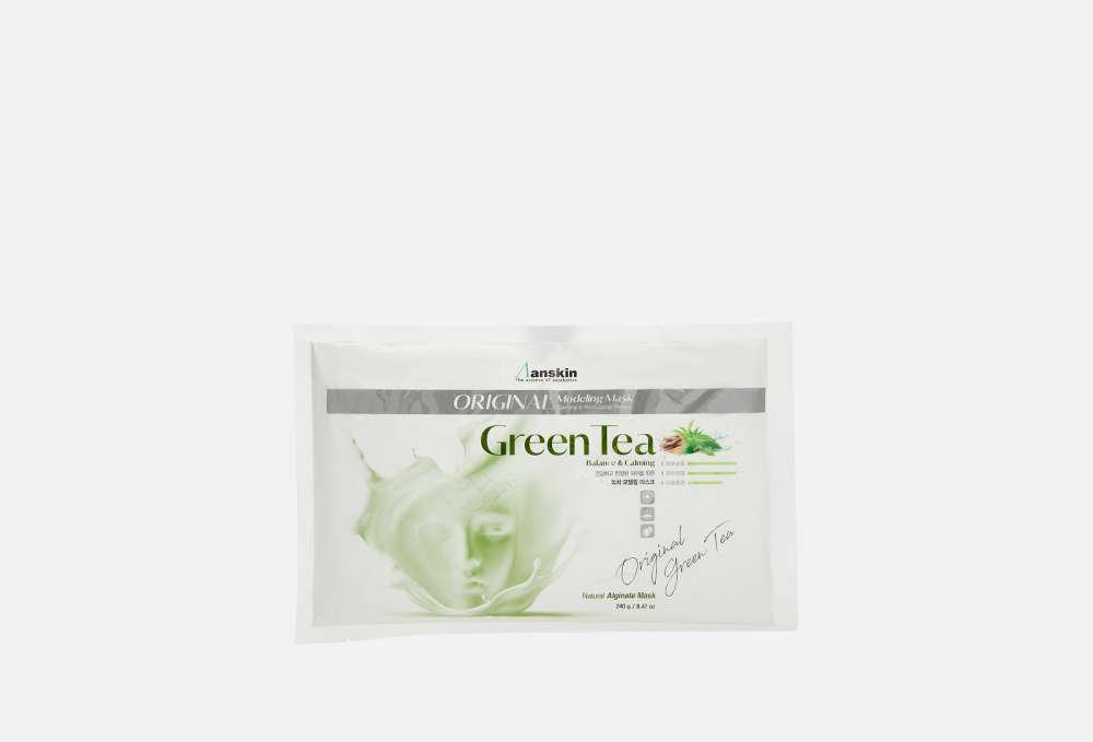Альгинатная маска с экстрактом зеленого чая ANSKIN - фото 1