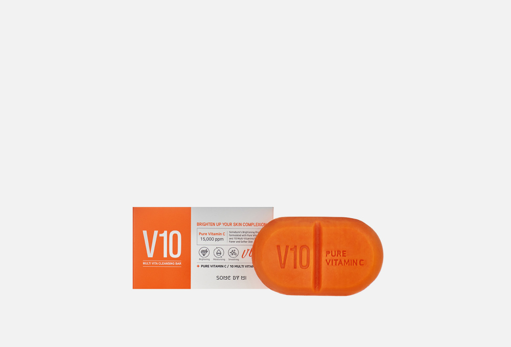 Очищающее мыло для лица SOME BY MI V10 Multi Vita Cleansing Bar 106 гр