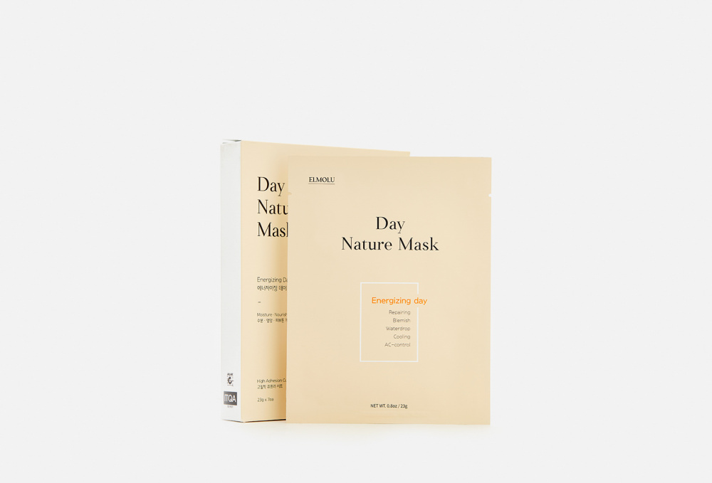 Набор масок наполняющих энергией ELMOLU Energizing Day Day Nature Mask 7 шт