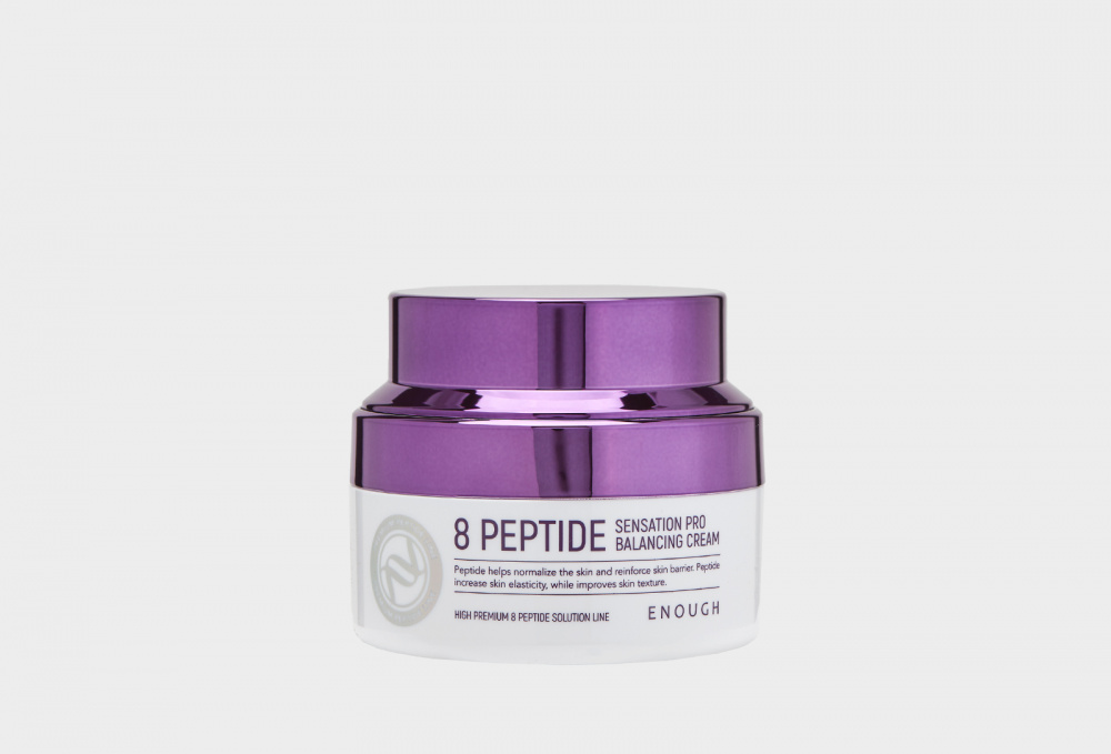 Антивозрастной крем на основе 8 пептидов ENOUGH 8 Peptide Sensation Pro Balancing Cream 50 мл