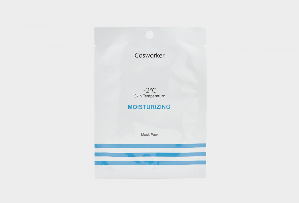 Маска на тканевой основе для интенсивного увлажнения кожи COSWORKER Moisturizing Mask Pack 1 шт