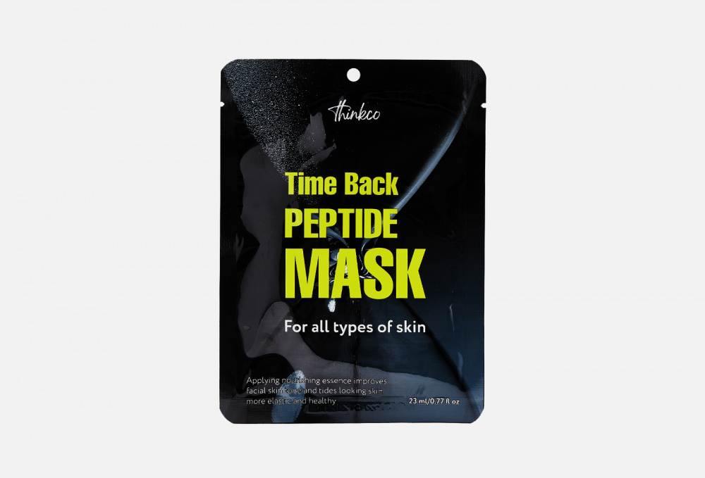 Тканевая маска для лица с пептидами THINKCO Time Back Peptide Mask 23 мл