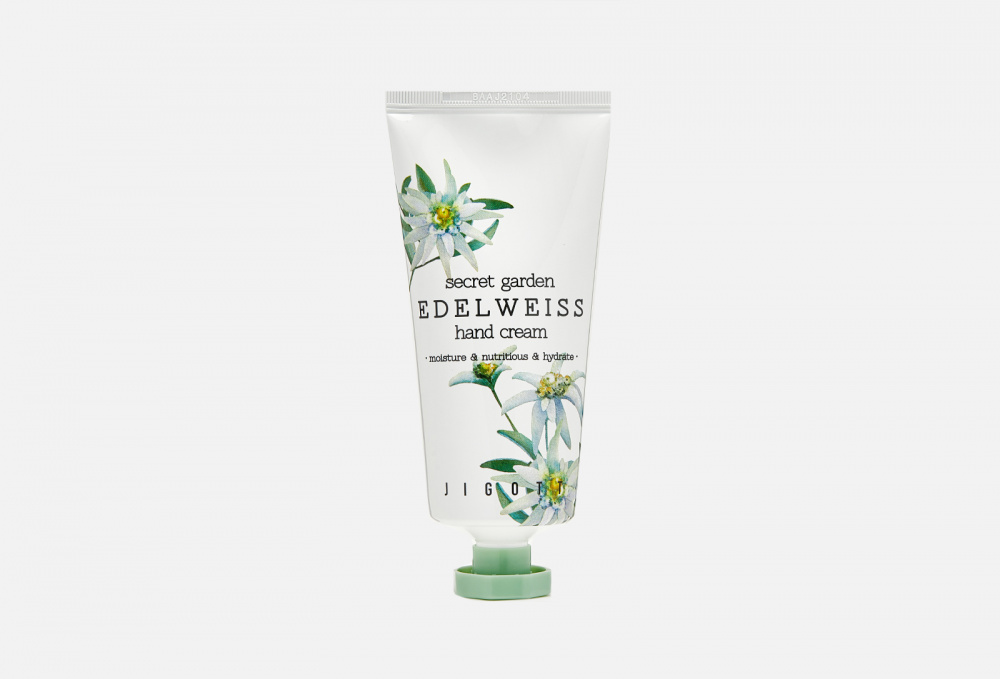 Крем для рук с экстрактом эдельвейса JIGOTT Secret Garden Edelweiss Hand Cream 100 мл