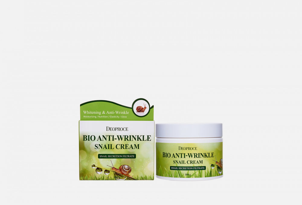 Крем для лица DEOPROCE Bio Anti Wrinkle Snail Cream 100 гр