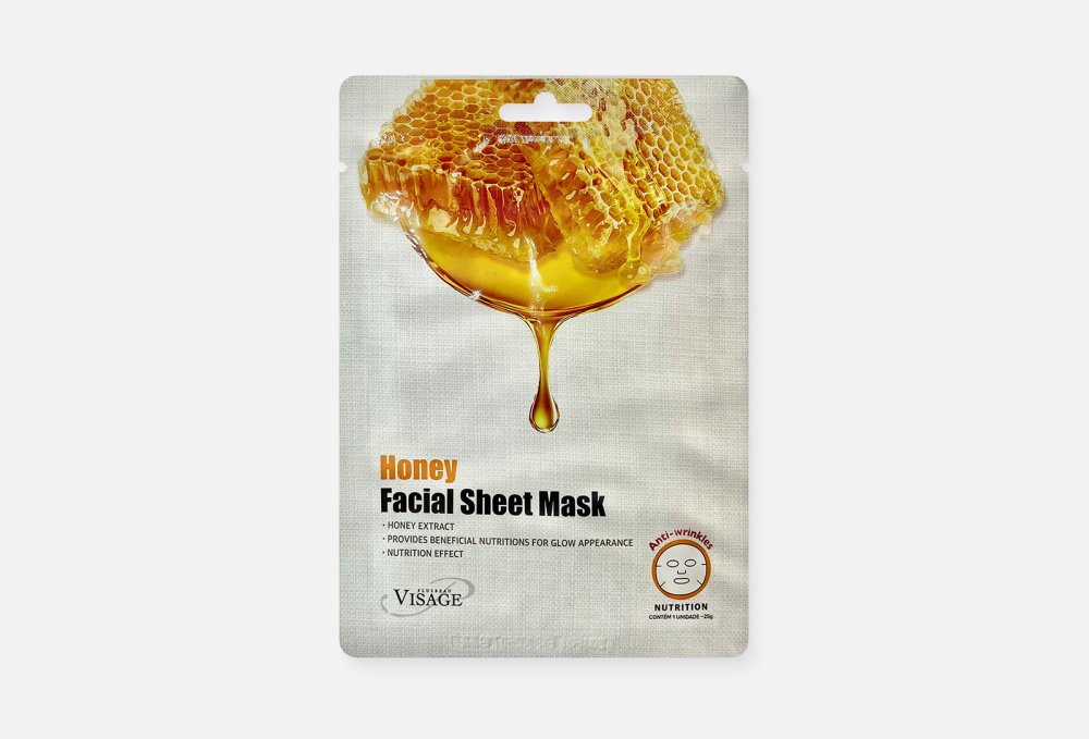 Маска для лица с экстрактом мёда PLUS BEAU VISAGE - фото 1