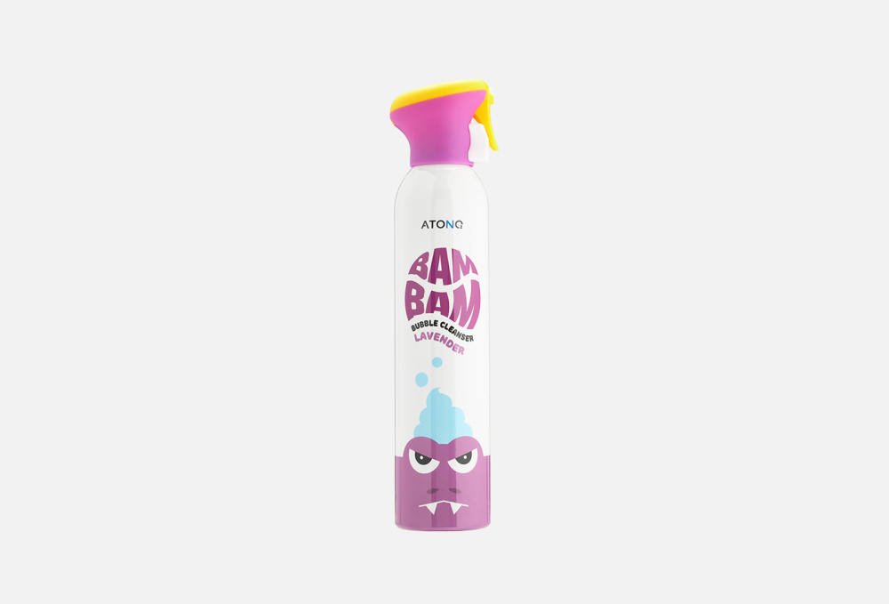 Детское средство для умывания лица и тела с ароматом лаванды ATONO2 Bam Bam Bubble Cleanser Lavender 300 мл