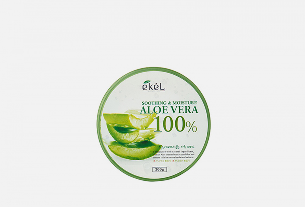 Универсальный гель EKEL Soothing & Moisture Aloe Vera 100% 300 гр