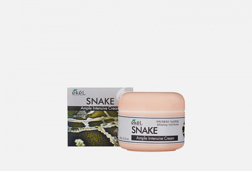 Крем для лица с пептидом змеиного яда EKEL Ample Intensive Cream Snake 100