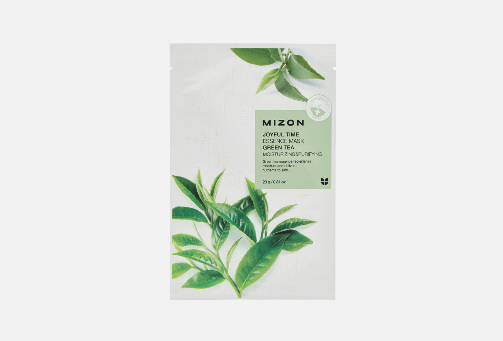 Тканевая маска MIZON Joyful Time Essence Mask Green Tea 23