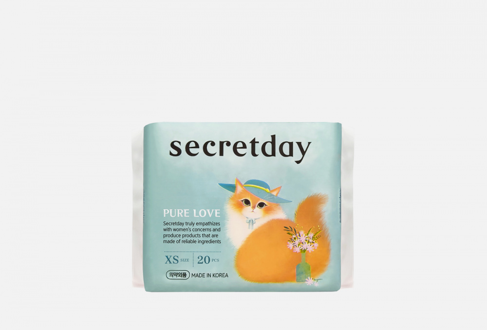 Ежедневные прокладки SECRET DAY Pure Love 20 шт
