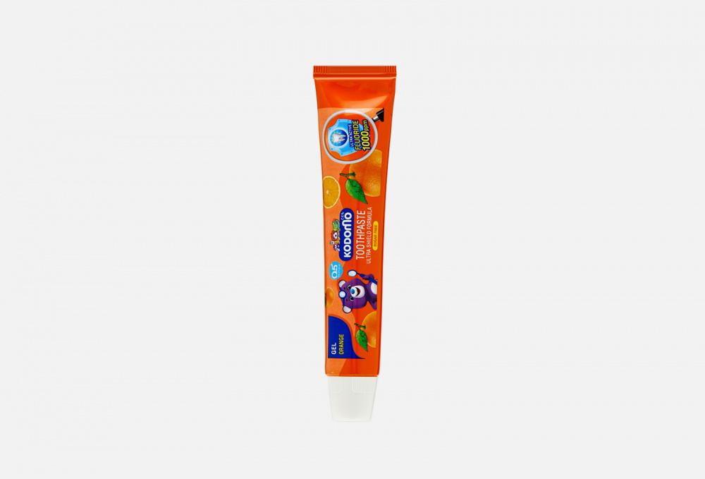 Зубная паста гелевая для детей с 6 месяцев с ароматом апельсина
