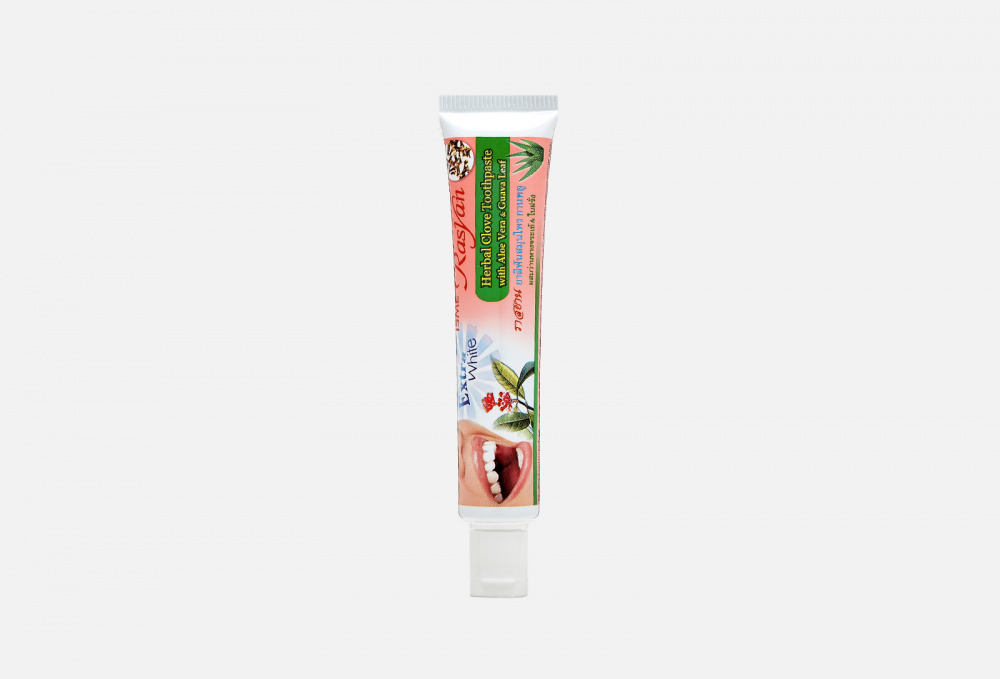 Зубная паста RASYAN Herbal Clove Toothpaste With Aloe Vera And Guava Leaf 30 гр фотографии