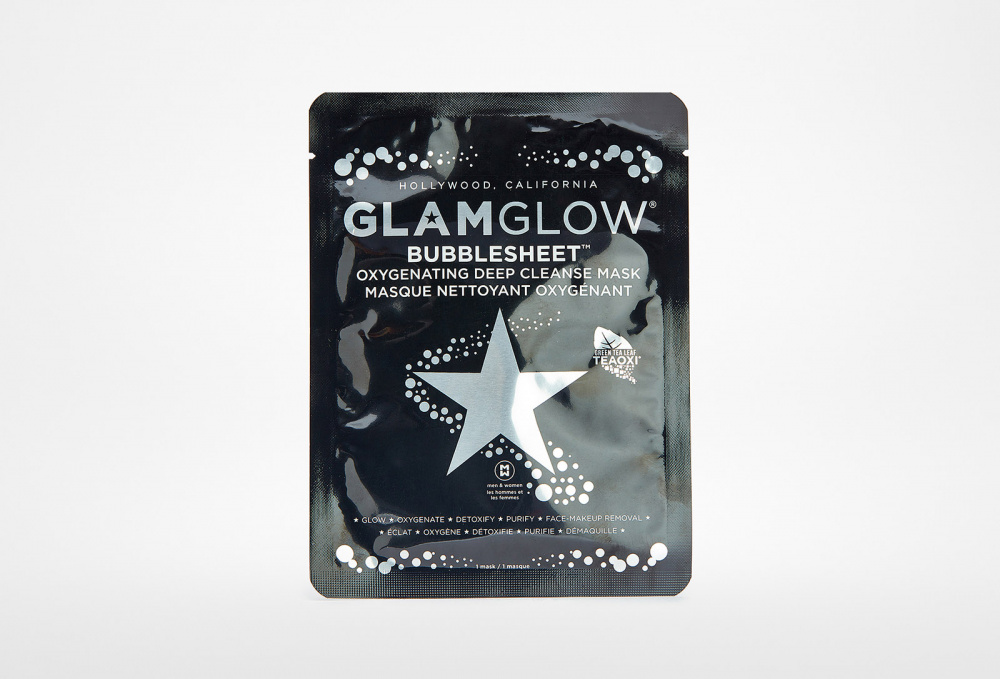 Очищающая тканевая маска для лица GLAMGLOW