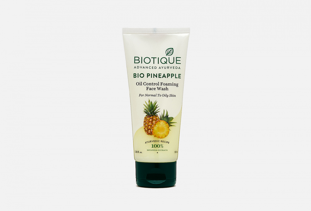 Пенка для умывания с экстрактом ананаса BIOTIQUE Bio Pineapple Oil Balancing Face Wash 100 мл