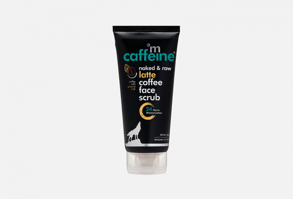 Скраб для лица MCAFFEINE Naked&raw Latte Coffee Face Scrub 75 гр