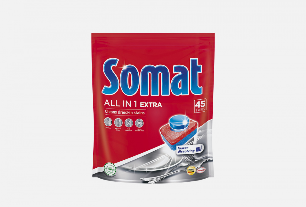 Таблетки для посудомоечных машин SOMAT - фото 1