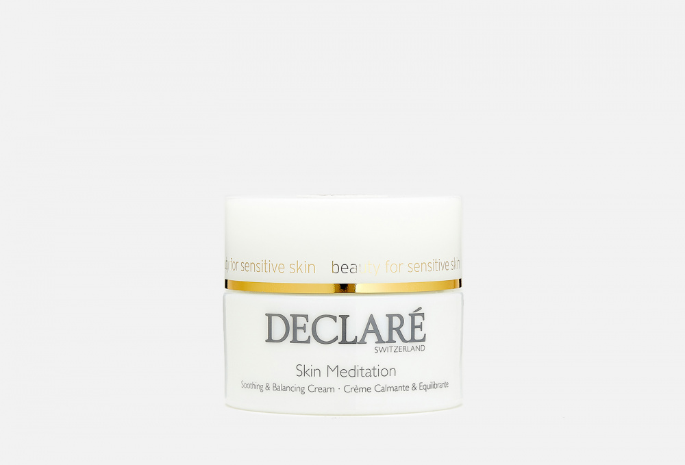 Фото - Успокаивающий восстанавливающий крем DECLARE Skin Meditation Soothing & Balancing Cream 50 мл declare успокаивающая маска skin meditation mask 75 мл
