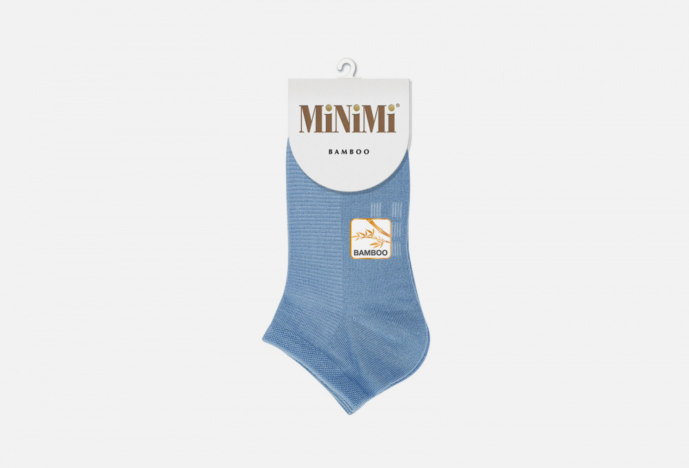 Носки укороченные MINIMI Bamboo Укороченные Светло-голубые 35-38 размер