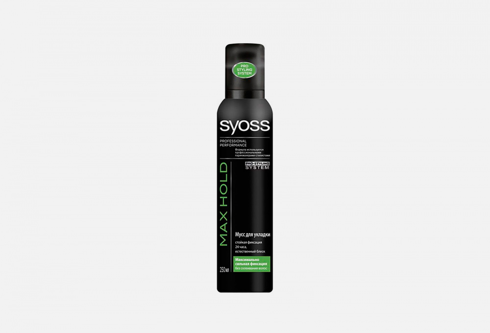 Syoss max hold мусс для укладки волос