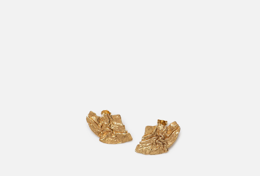  Серьги позолоченные RINGSTONE Gold-plated Asymmetric Earrings 2 шт