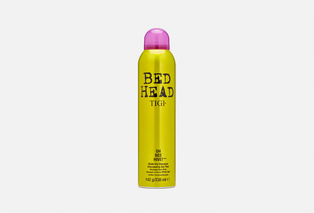 Tigi сухой шампунь. Bed head Tigi для волос Matte Dry Shampoo. Tigi Bed head сухой шампунь для волос (238 ml). Сухой шампунь для придания объема Tigi Bed head Oh Bee Hive 238 мл. Сухой шампунь Tigi Bed head Oh Bee.