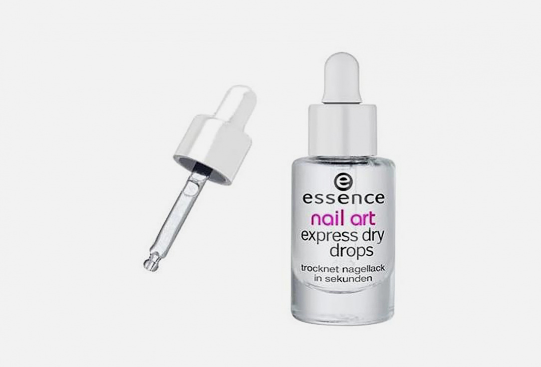 Эссенс топ для ногтей. Эссенс Nail Art Express. Покрытие +Dry. Верхнее покрытие Essence Dry Drops 8 мл.