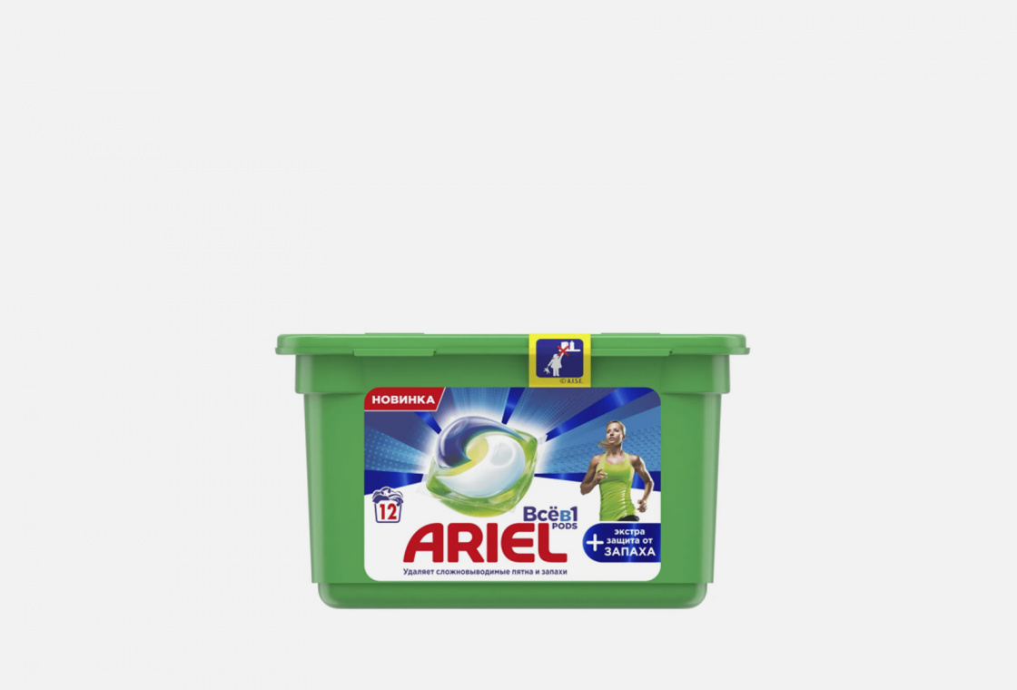 Капсулы для стирки  Ariel Всё-в-1 экстра защита от запаха