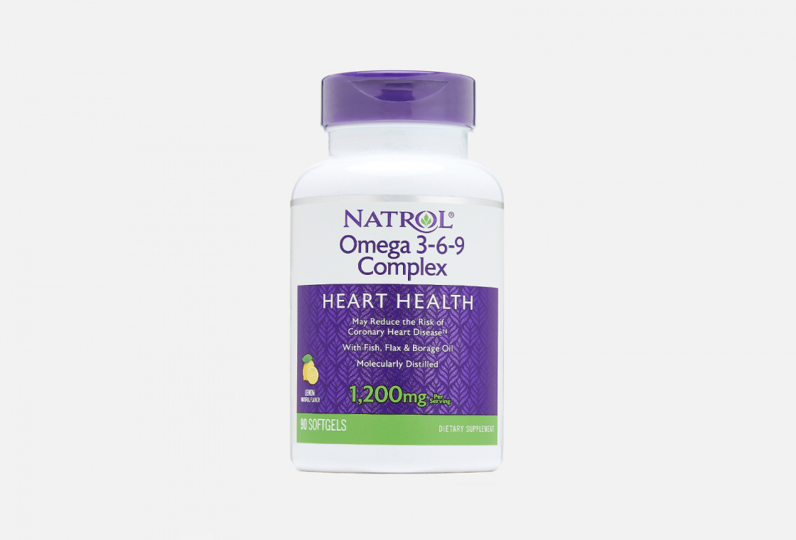 Пищевая добавка NATROL Omega 3-6-9 Complex