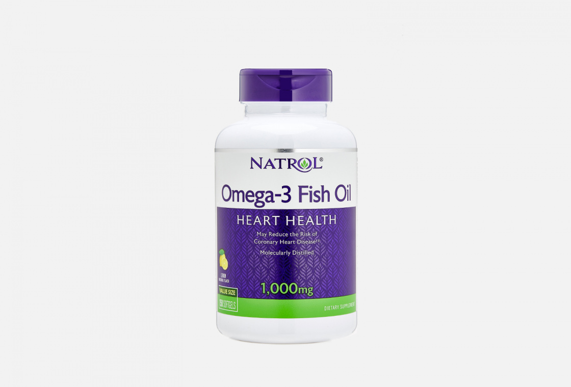 Рыбий жир NATROL Omega-3 Fish Oil 1000mg