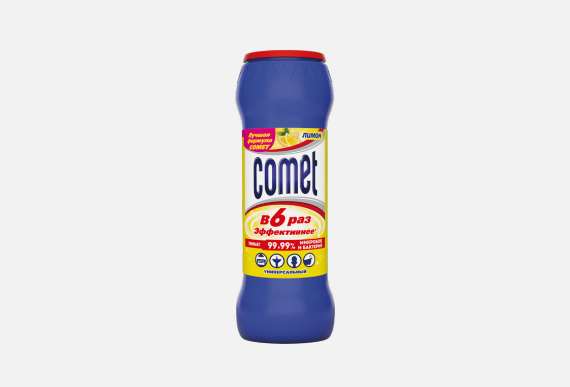 Чистящий порошок с Хлоринолом Comet Лимон