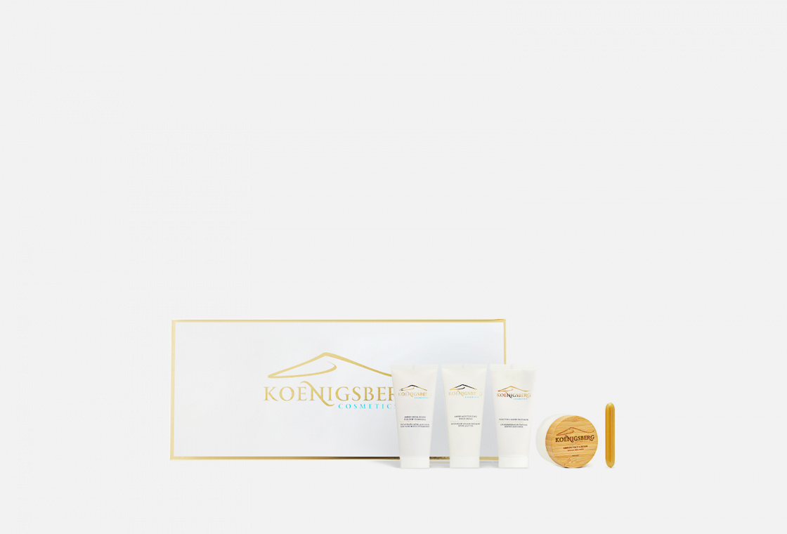 Набор из 5-ти средств Koenigsberg cosmetics Amber gift set of 5 products