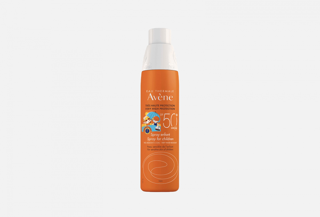 Спрей детский солнцезащитный SPF50+  EAU THERMALE AVENE  Spray Sunscreen Sensitive skin