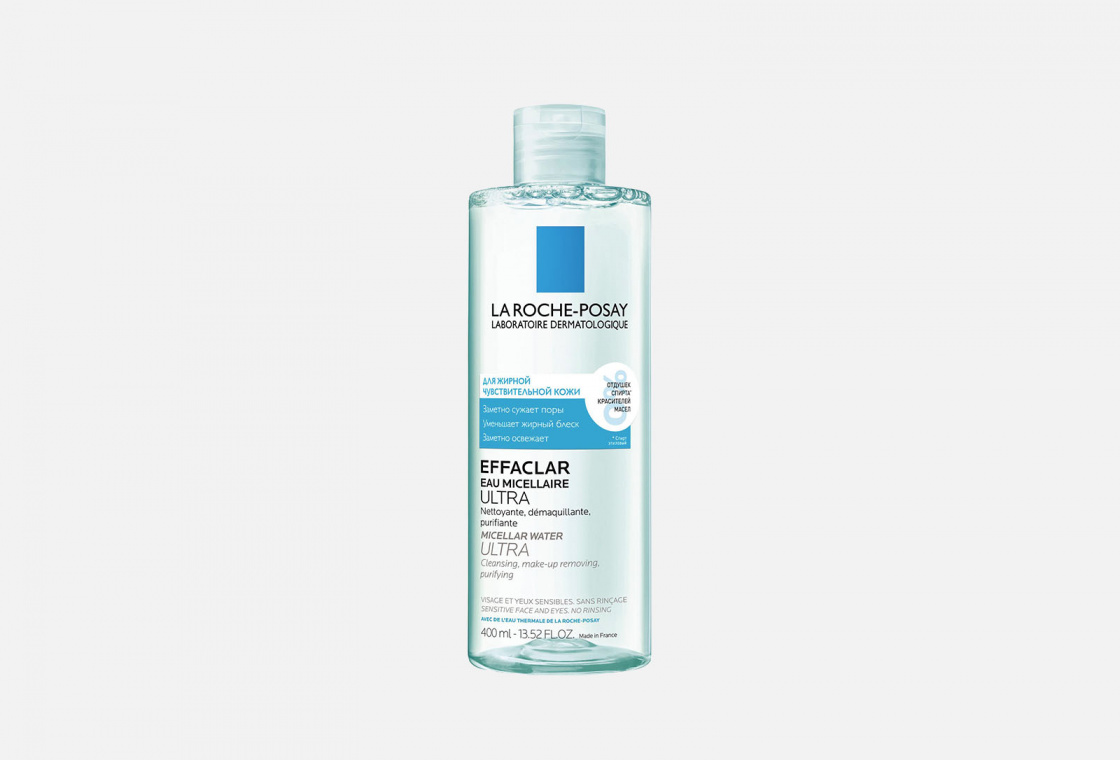 Мицеллярная вода для жирной и проблемной кожи La Roche-Posay EFFACLAR Ultra