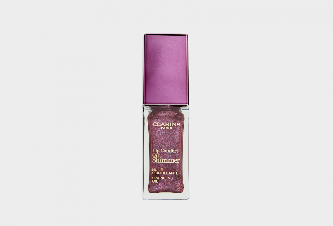 Мерцающее масло для губ с насыщенным цветом Clarins Lip Comfort Oil Shimmer