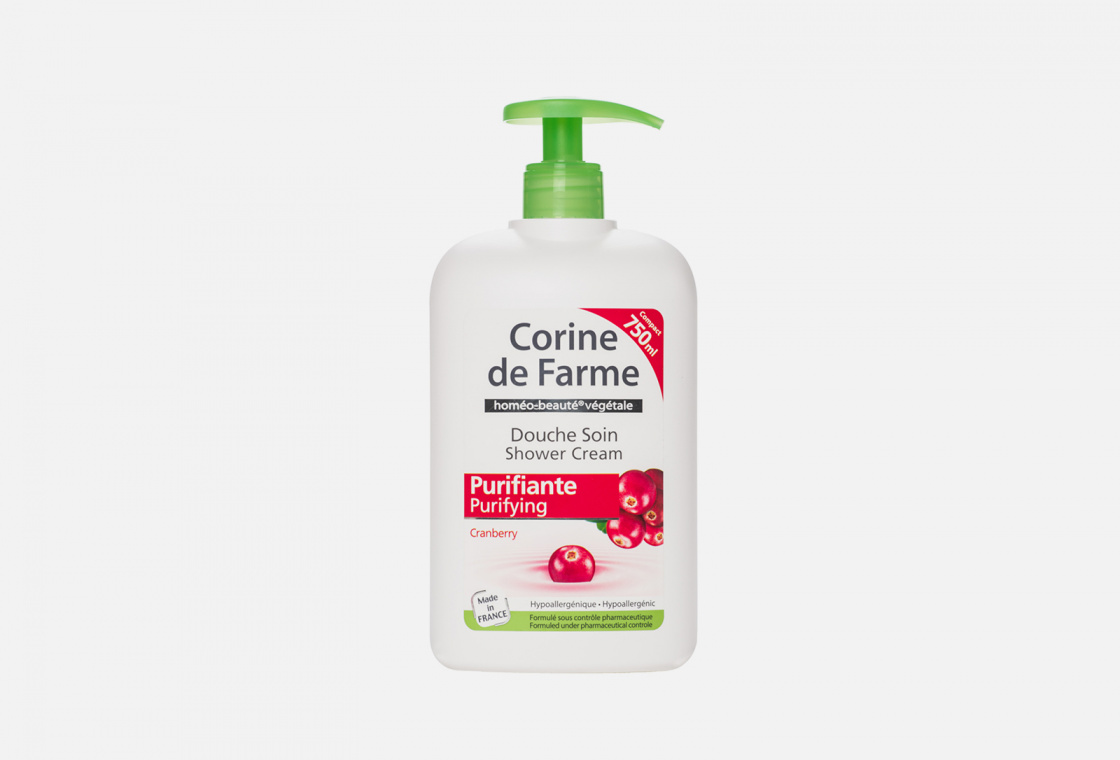Гель для душа  Corine de Farme  Cranberry Purifiante