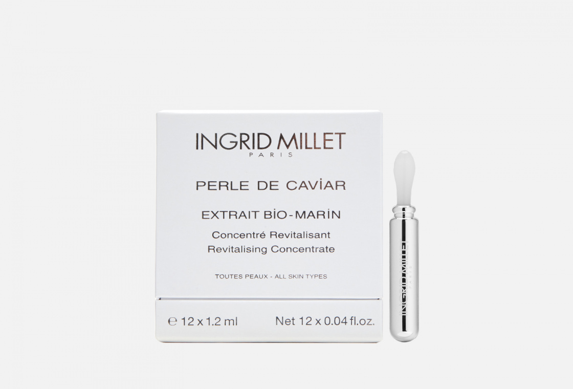 Восстанавливающий концентрат для ухода за кожей лица INGRID MILLET  PERLE DE CAVIAR  Revitalising Concentrate