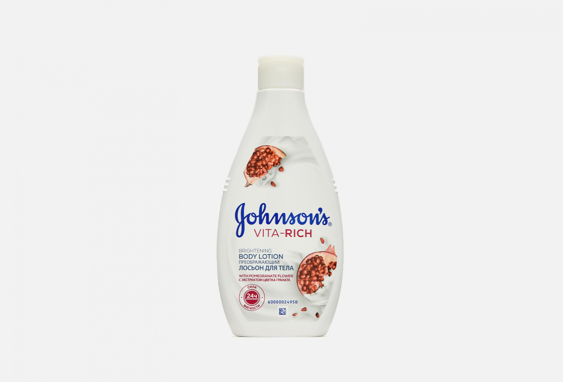 Лосьон для тела Преображающий Johnson & Johnson Vita-Rich с экстрактом Цветка Граната