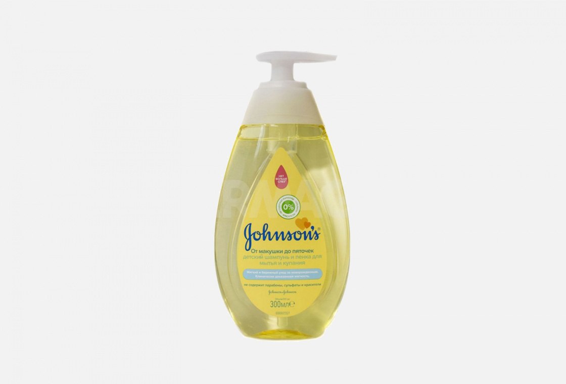 Шампунь-пенка для мытья и купания Johnson & Johnson От макушки до пяточек