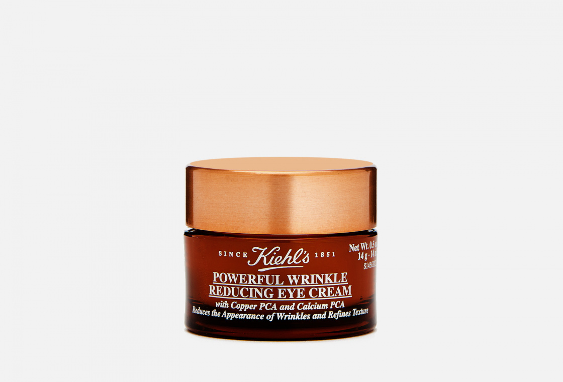 Крем с медью и кофеином для кожи вокруг глаз, сокращающий морщины и препятствующий их появлению Kiehl's Powerful Wrinkle Reducing Eye Cream