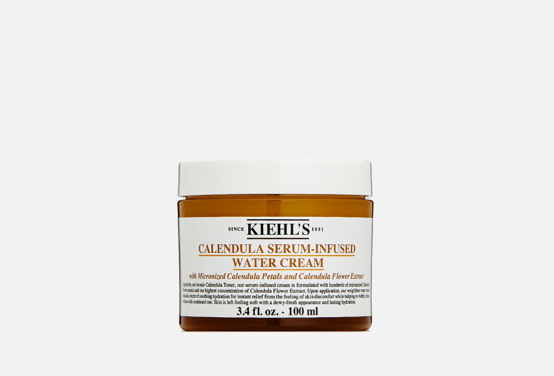 Аква-крем с концентратом календулы и витамином E для всех типов кожи Kiehl's Calendula Serum-Infused Water Cream