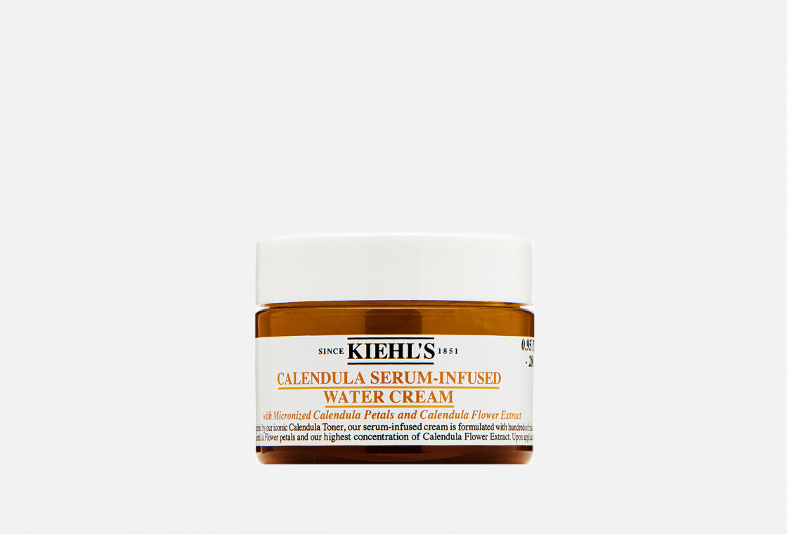 Аква-крем с концентратом календулы и витамином E для всех типов кожи Kiehl's Calendula Serum-Infused Water Cream