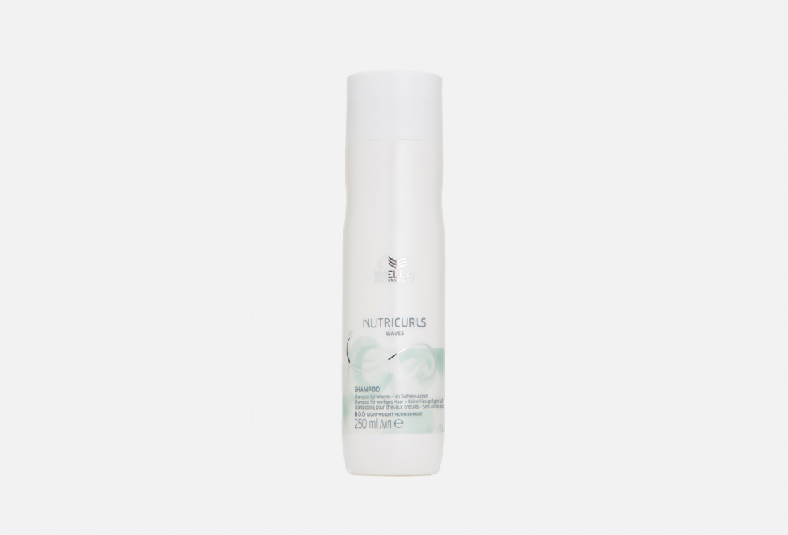 Бессульфатный шампунь для вьющихся волос Wella Professionals Nutricurls Shampoo for Waves - No Sulfates Added