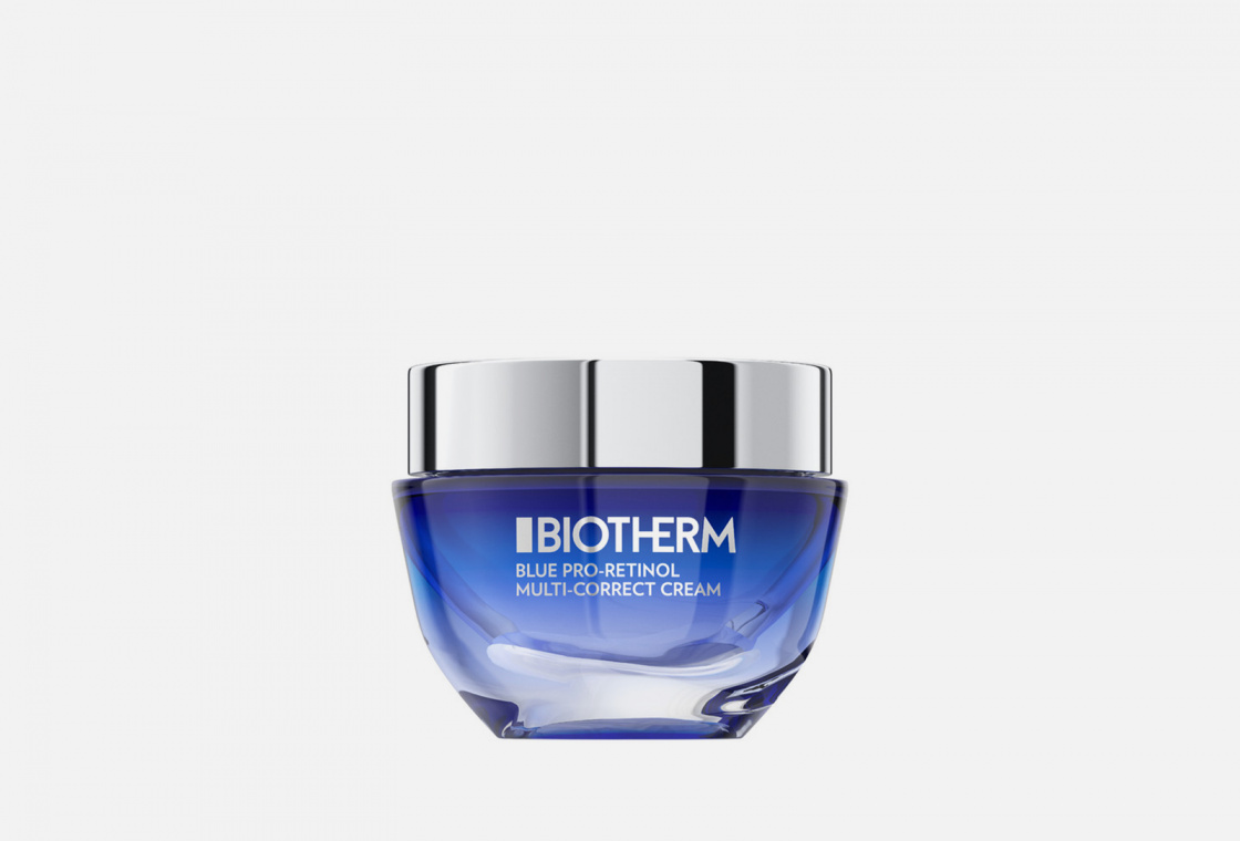 Мультикорректирующий крем для лица с про-ретинолом и экстрактом бурых водорослей  Biotherm Blue Pro-Retinol Multi-Correct Cream
