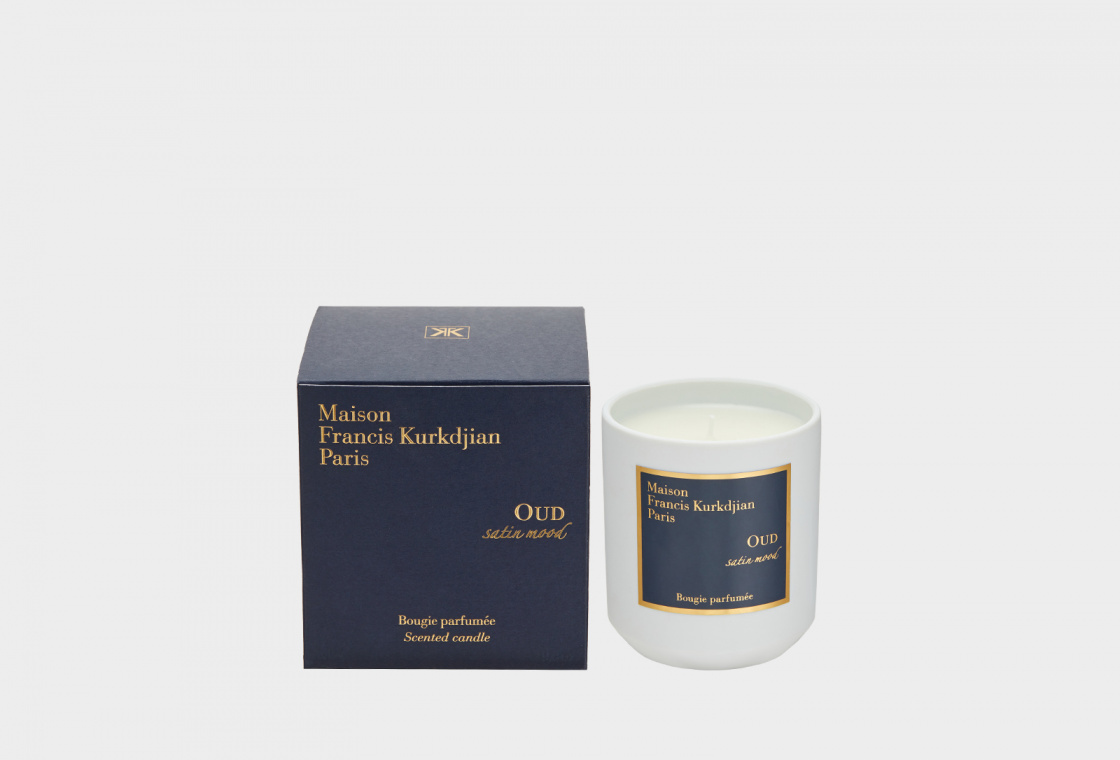Парфюмерная свеча  Maison Francis Kurkdjian OUD satin mood candle
