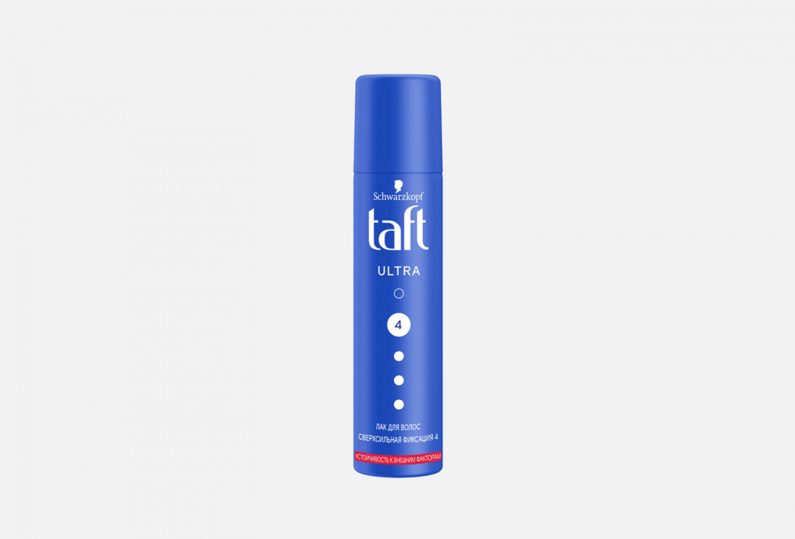 Лак для волос, сверхсильная фиксация Taft Ultra