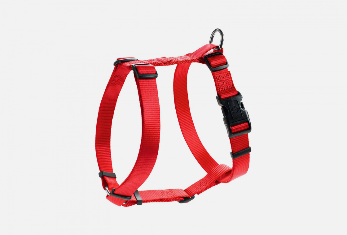 Шлейка для собак из нейлона, красная Hunter Harness Ecco Sport
