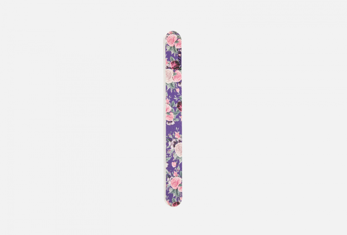 Пилка прямая KAIZER 2-сторонняя шлифовочная, радуга с цветами